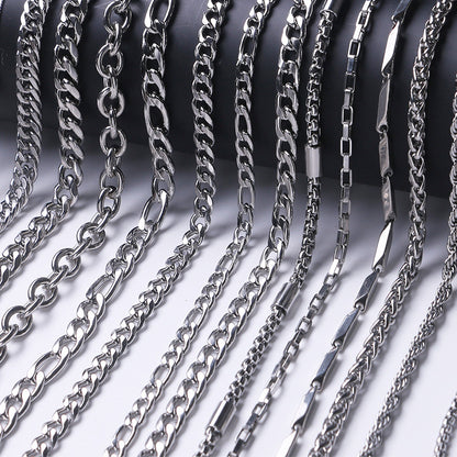 Stainless Steel Geometric Handmade Necklace Chain