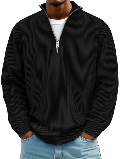 Men's Long Sleeve Corduroy Polo
