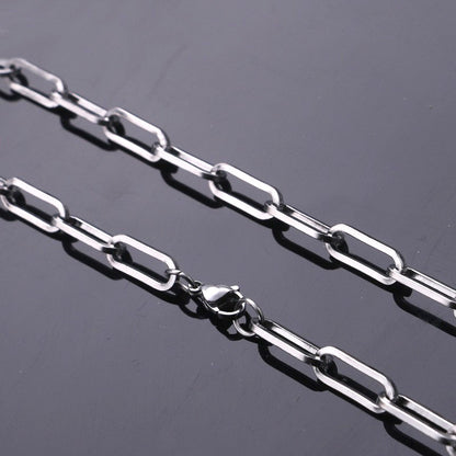 Stainless Steel Geometric Handmade Necklace Chain