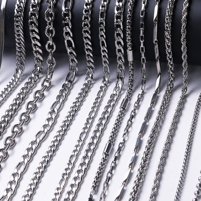 Stainless Steel Geometric Handmade Necklace Chain