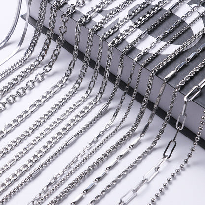 Stainless Steel Geometric Handmade Necklace Chain